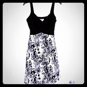 Robbie Bee black and white dress